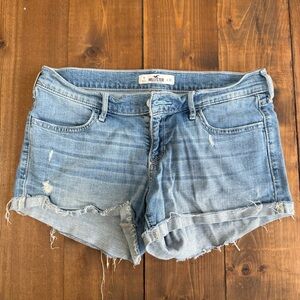 Hollister Light Wash Denim Jean Shorts